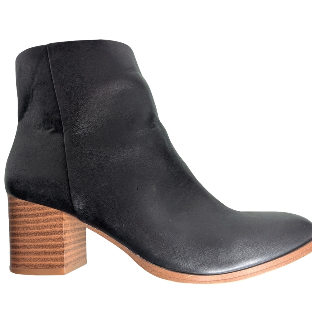 J.Crew Stacked Heel Ankle Boots 6.5 - Picture 2 of 14